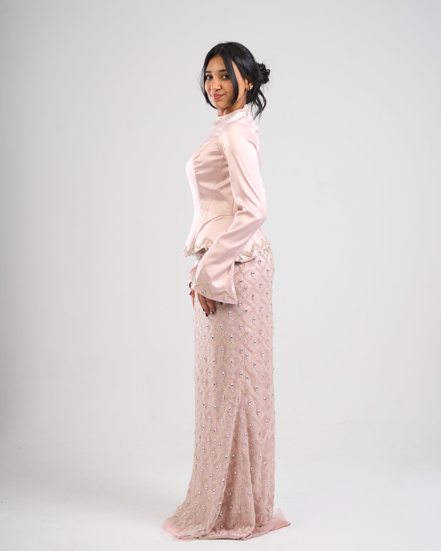 Blush Royale Embellished Gown