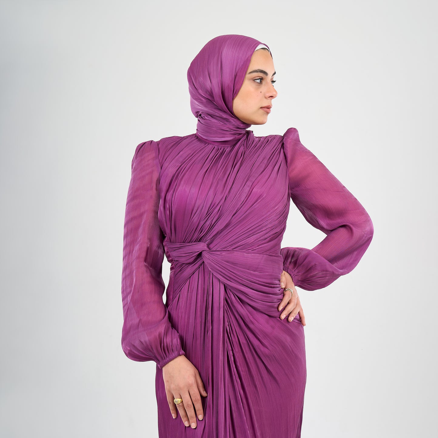 Liyana Side-Knot Gown