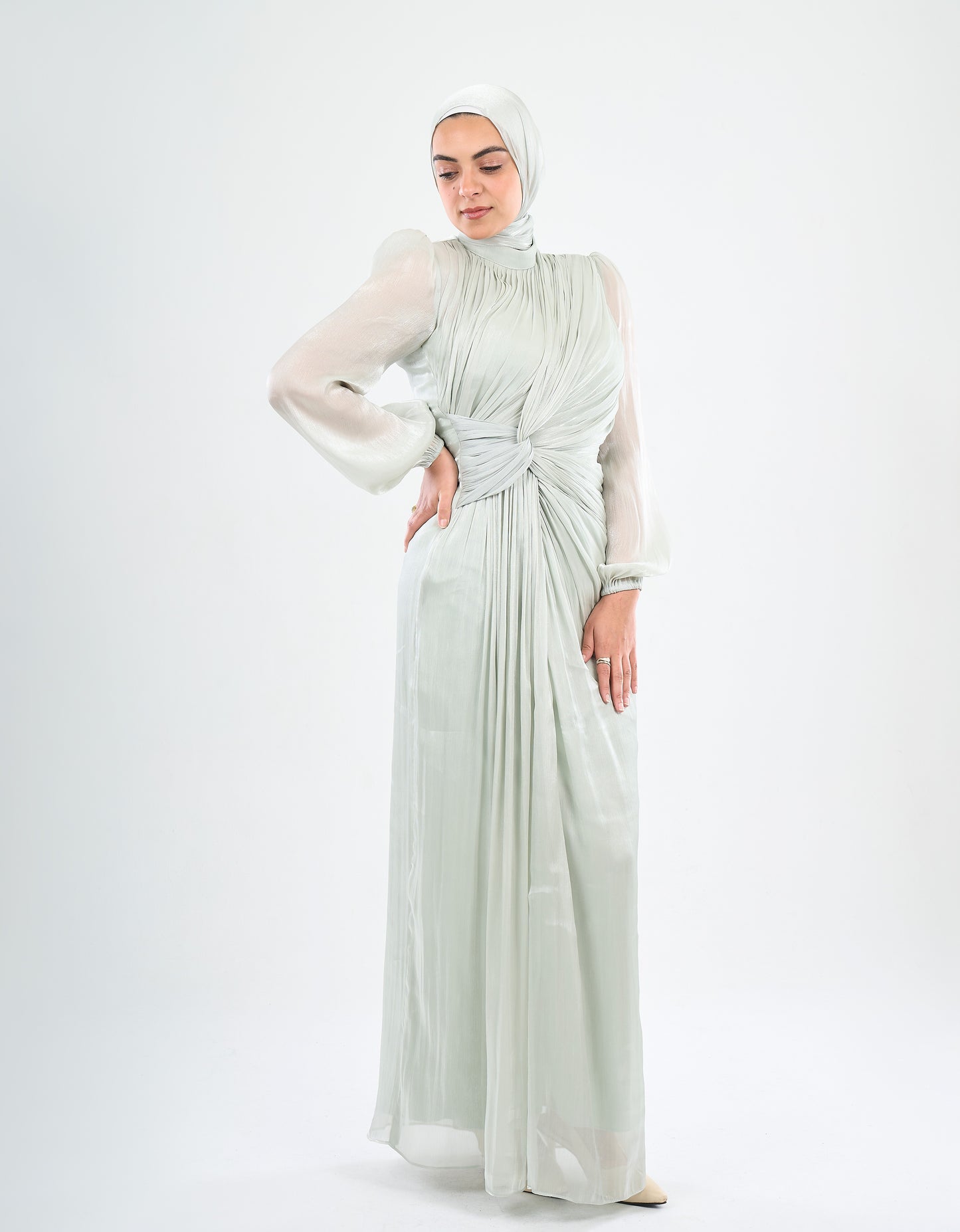 Liyana Side-Knot Gown