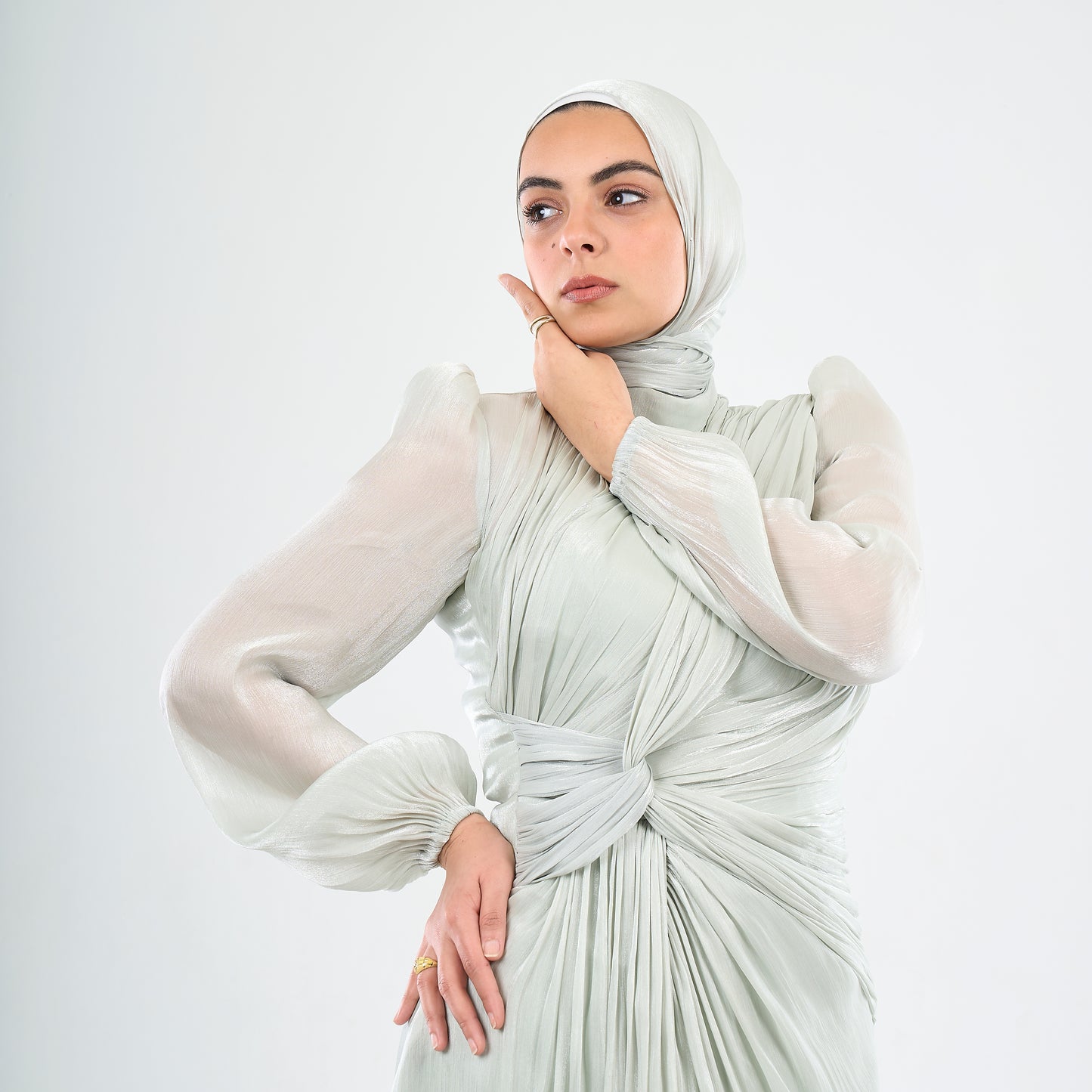 Liyana Side-Knot Gown