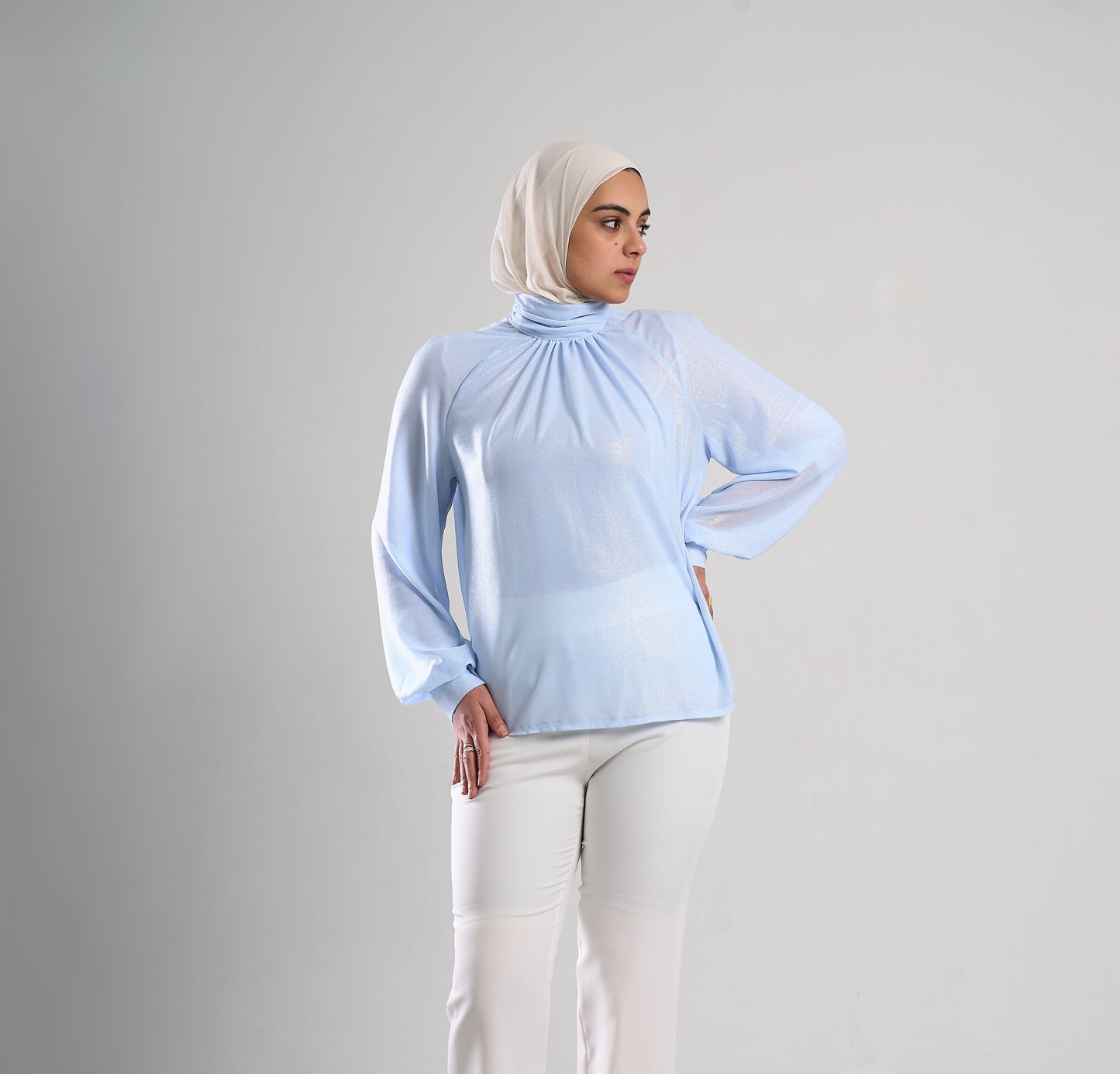 Aurora Crinkle Top