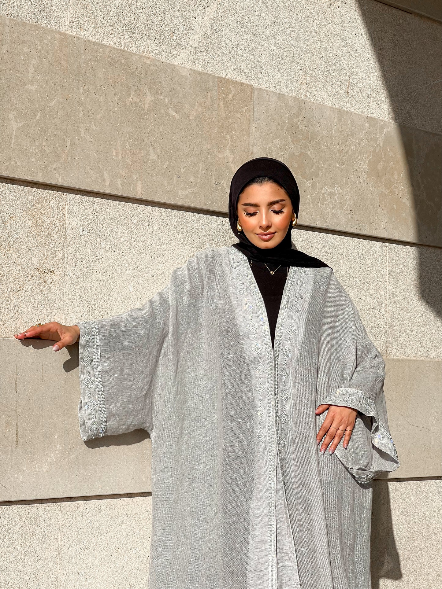 Silver Mist Kaftan