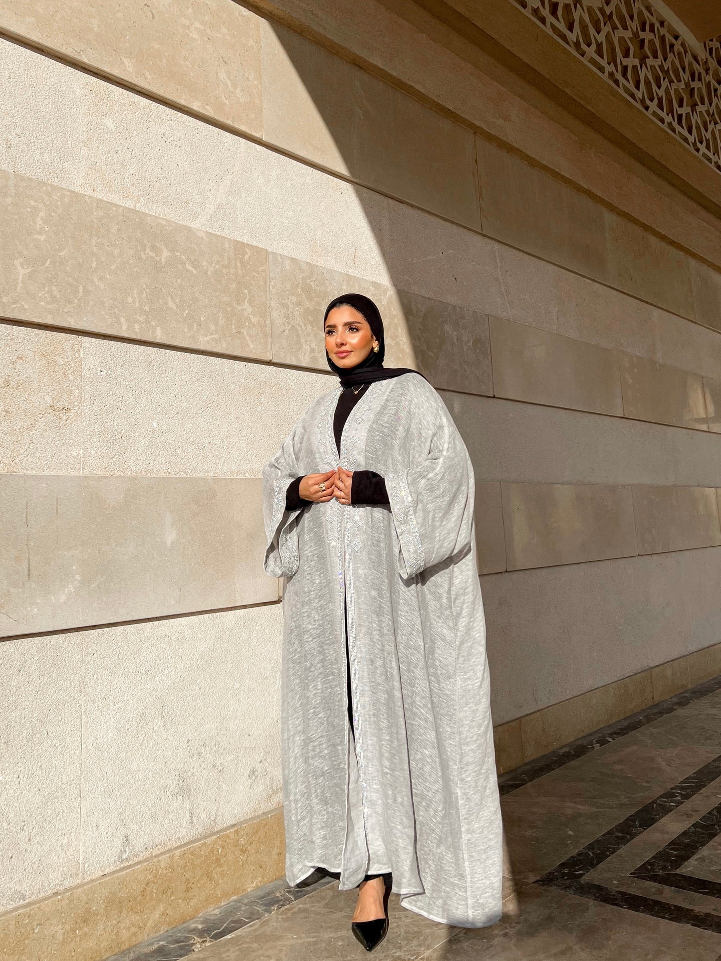 Silver Mist Kaftan
