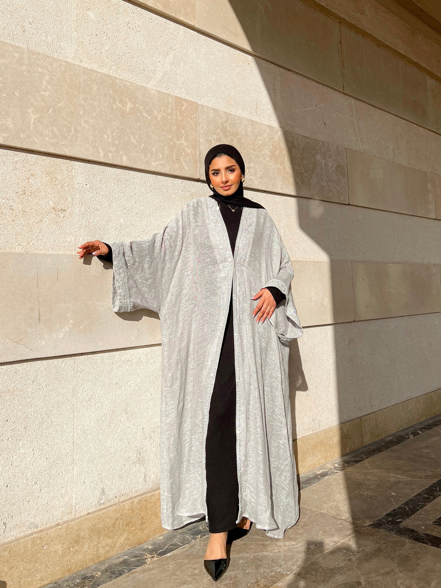 Silver Mist Kaftan