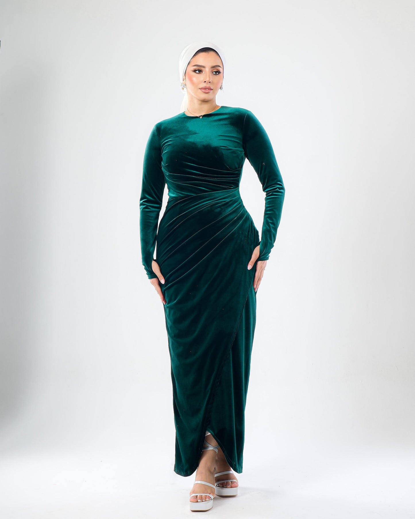 Velvet Modest Dress