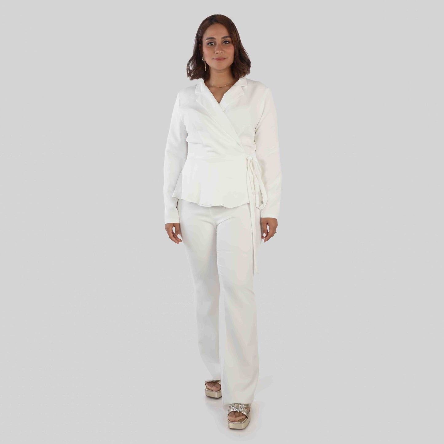 White Formal Pants