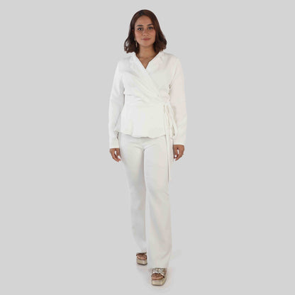 White Formal Pants