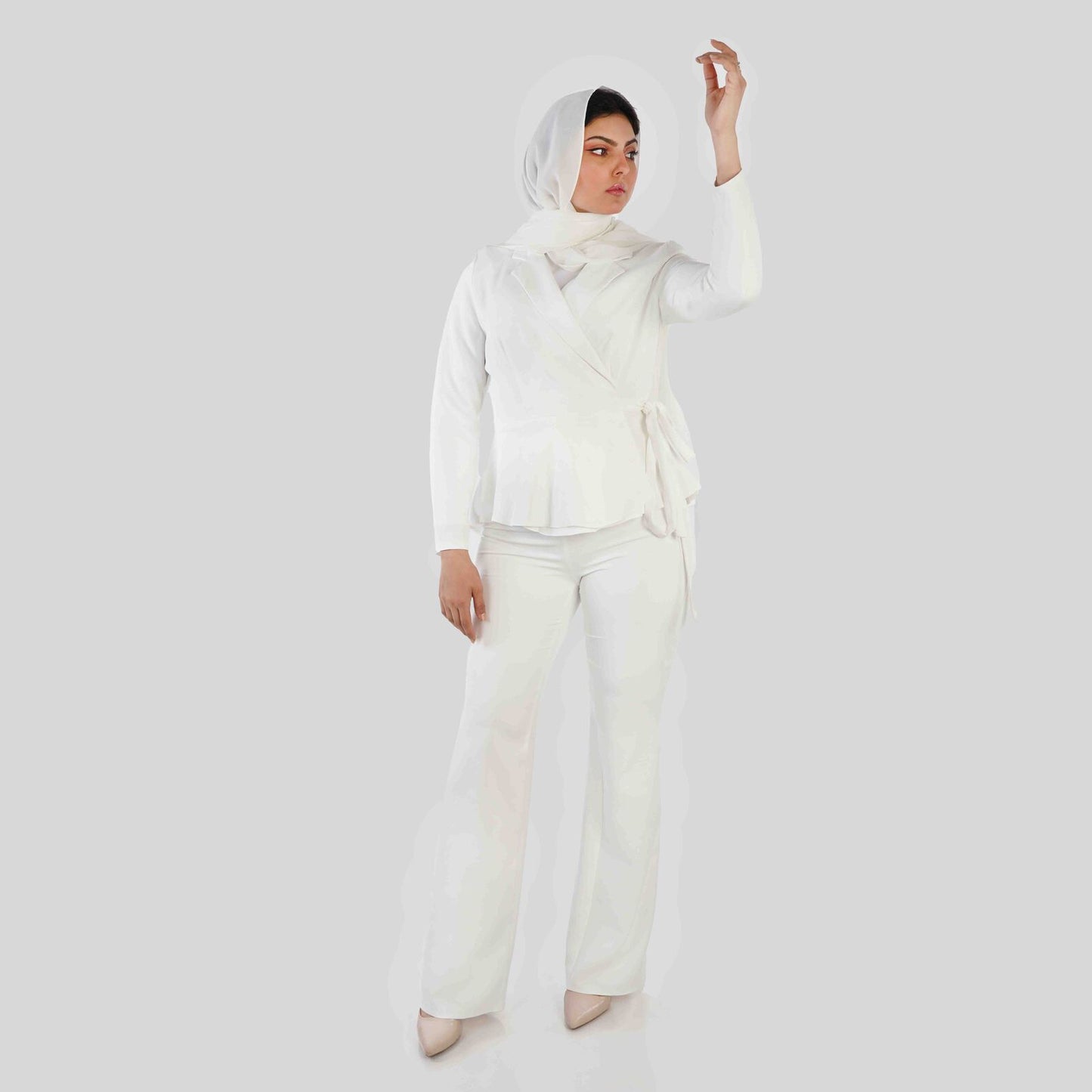 White Formal Pants