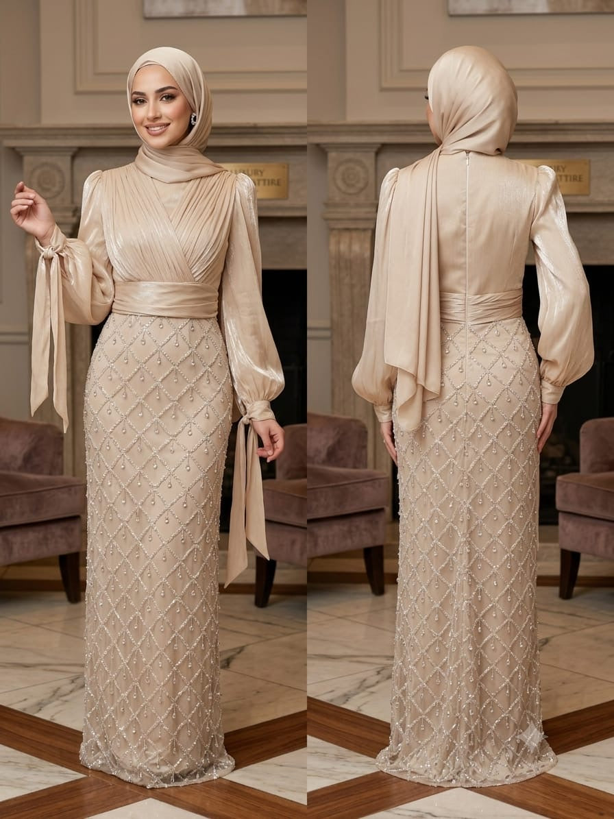 Beige Serenade Dress