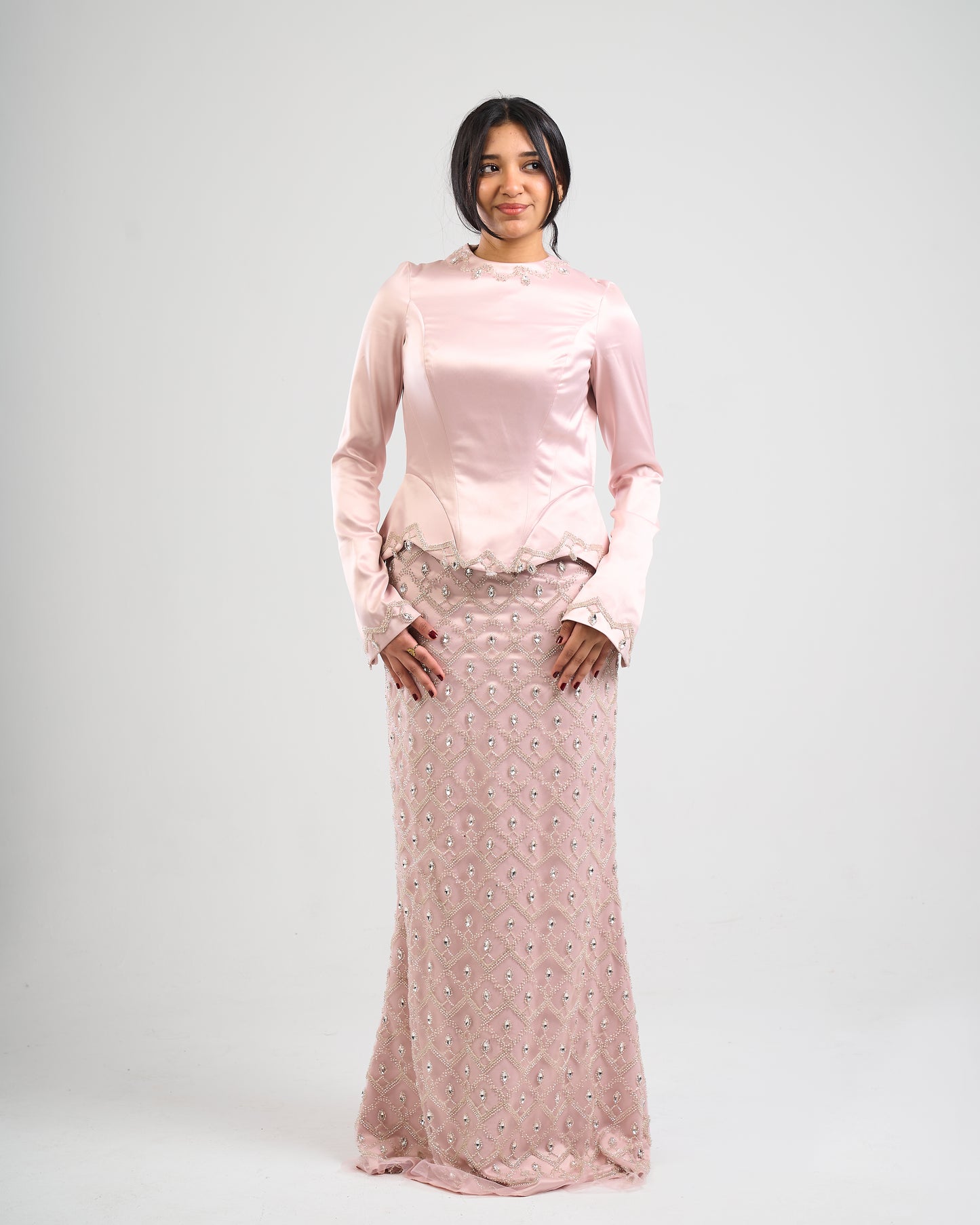 Blush Royale Embellished Gown