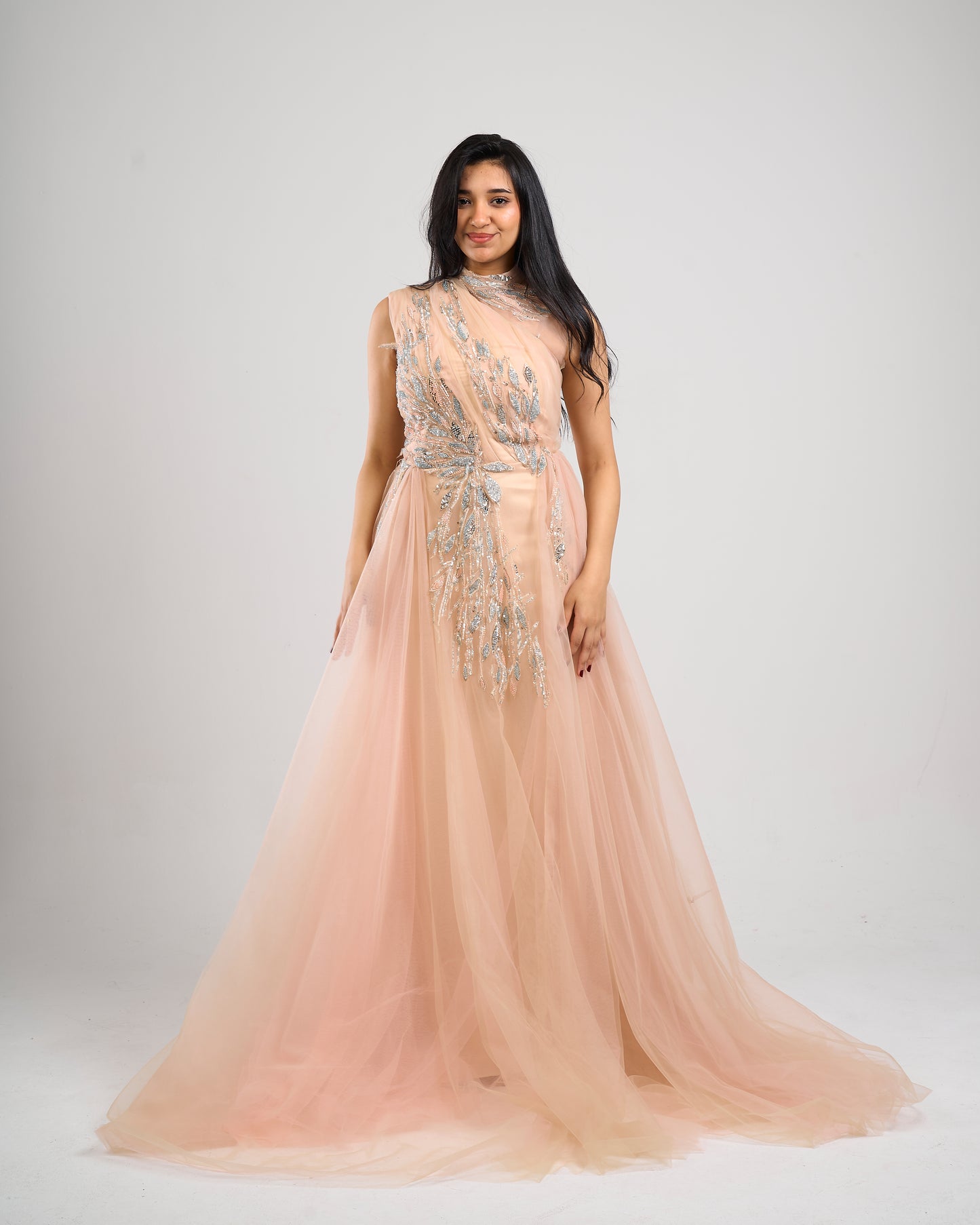 Aurora Embellished Tulle Gown