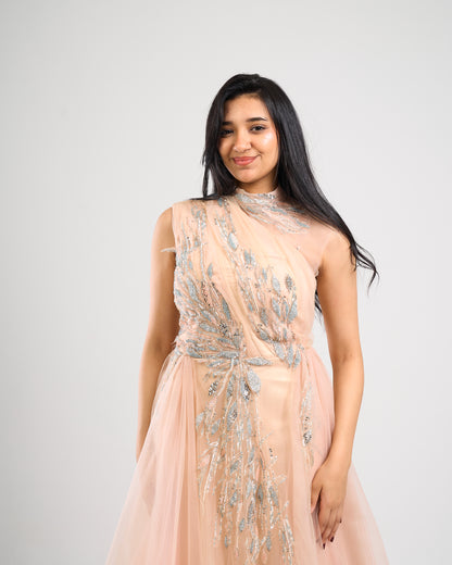 Aurora Embellished Tulle Gown