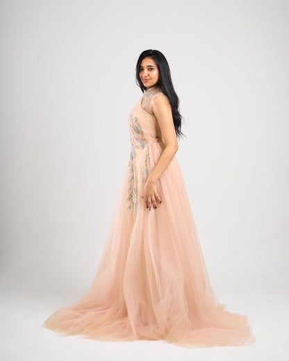 Aurora Embellished Tulle Gown