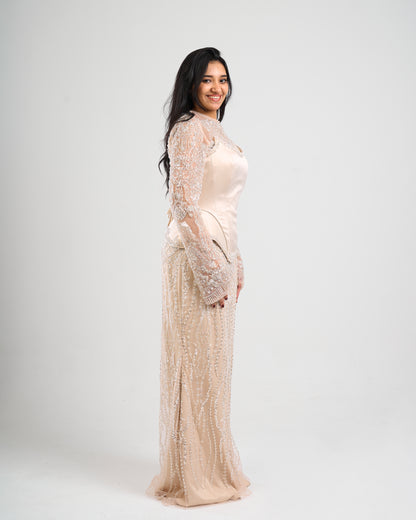 Golden Aura Embellished Gown