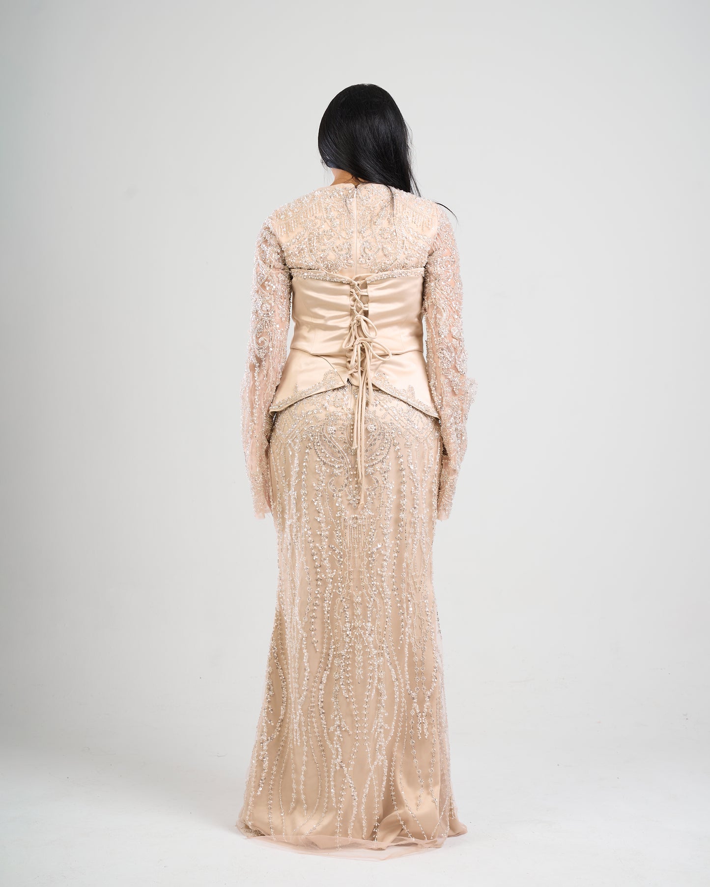 Golden Aura Embellished Gown