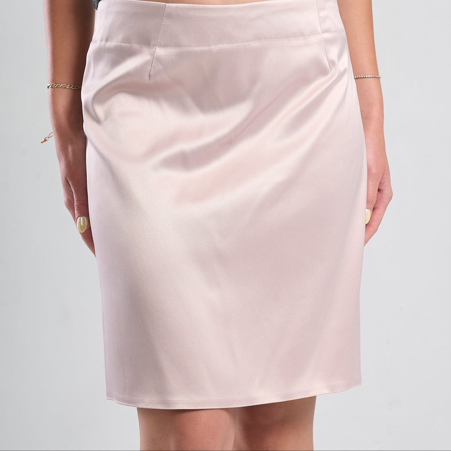 Satin Mini Skirt