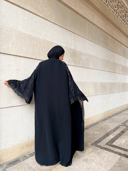 Lace Noir Kaftan