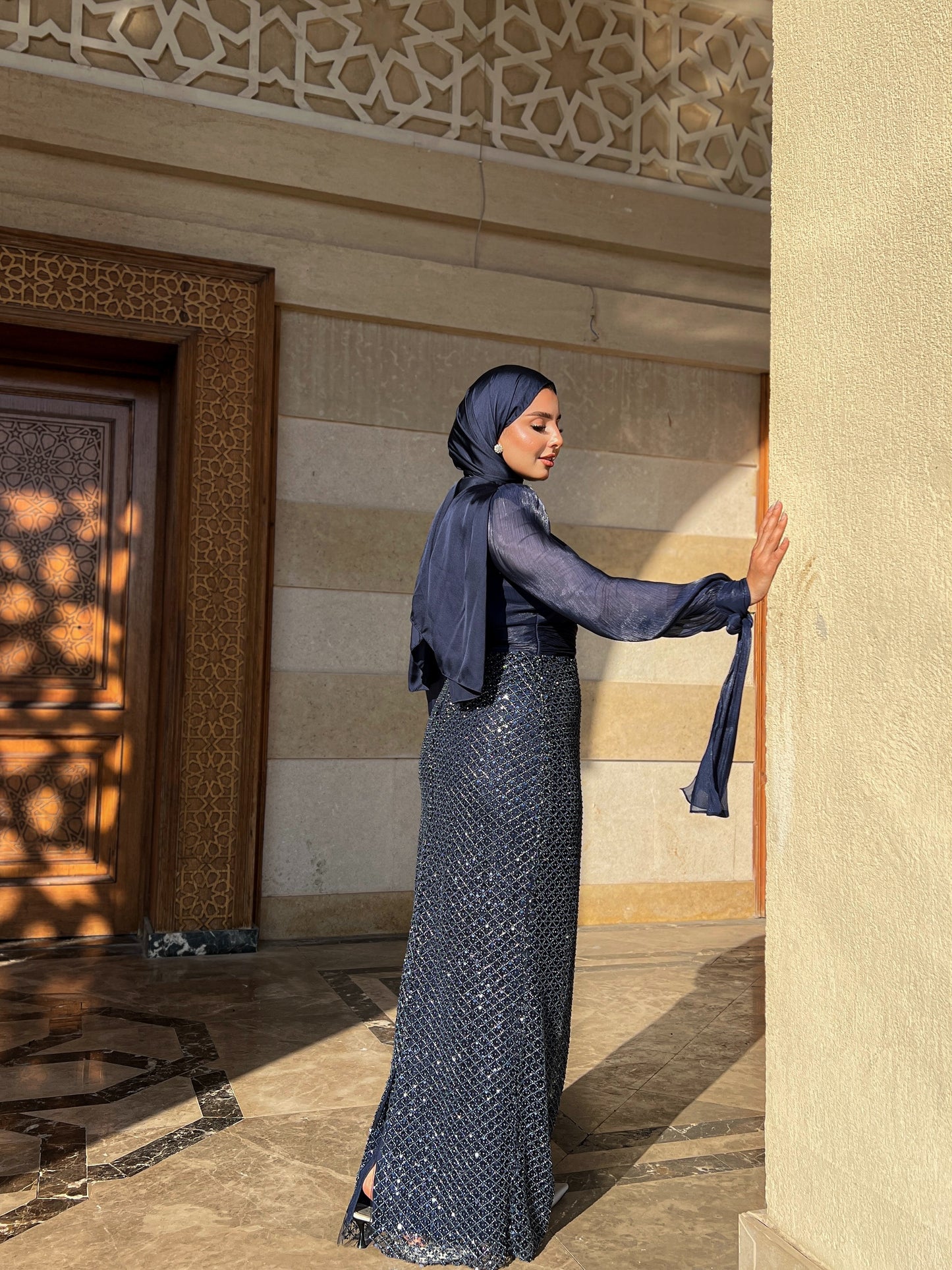 Sapphire Serenade Dress