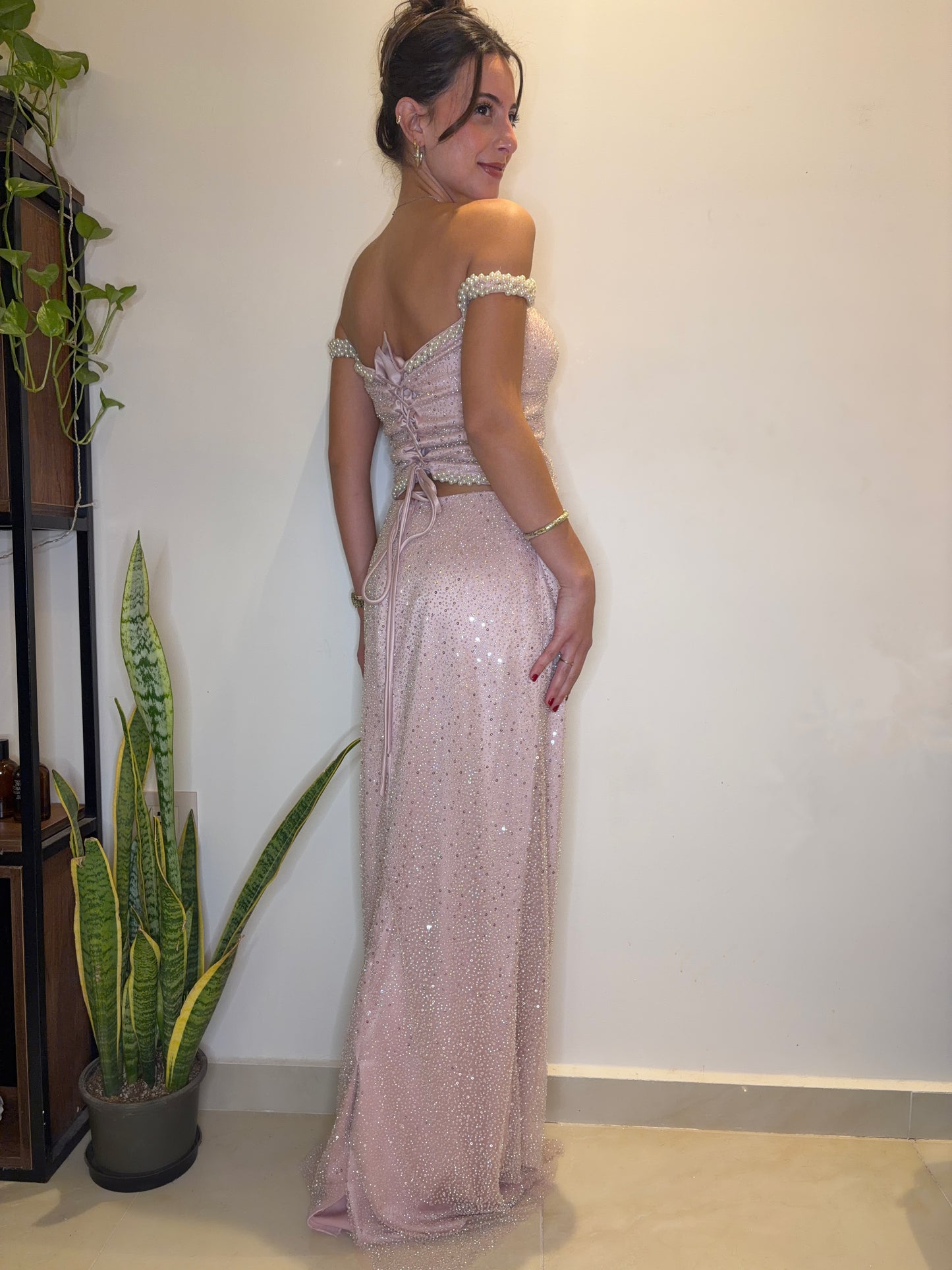 Blush Two-Piece Dress