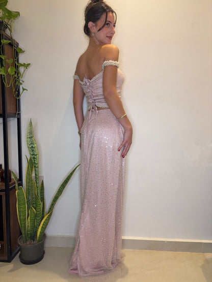 Blush Two-Piece Dress