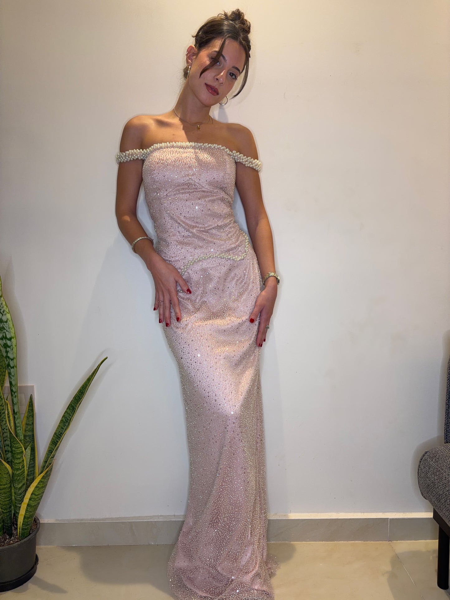 Blush Two-Piece Dress