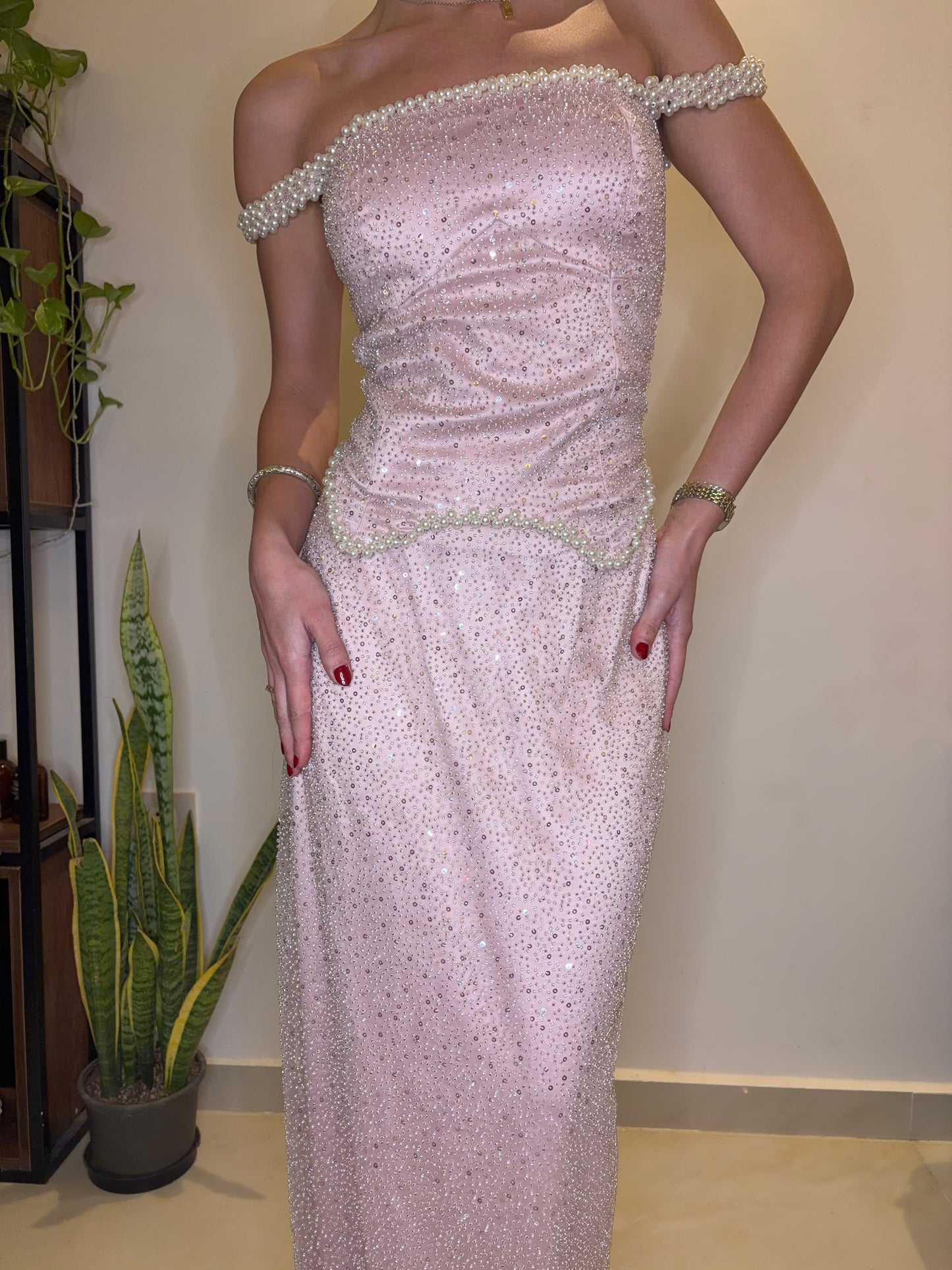 Blush Two-Piece Dress