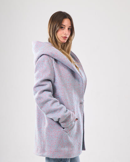 Wool Hooded Coat