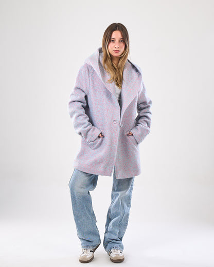 Wool Hooded Coat