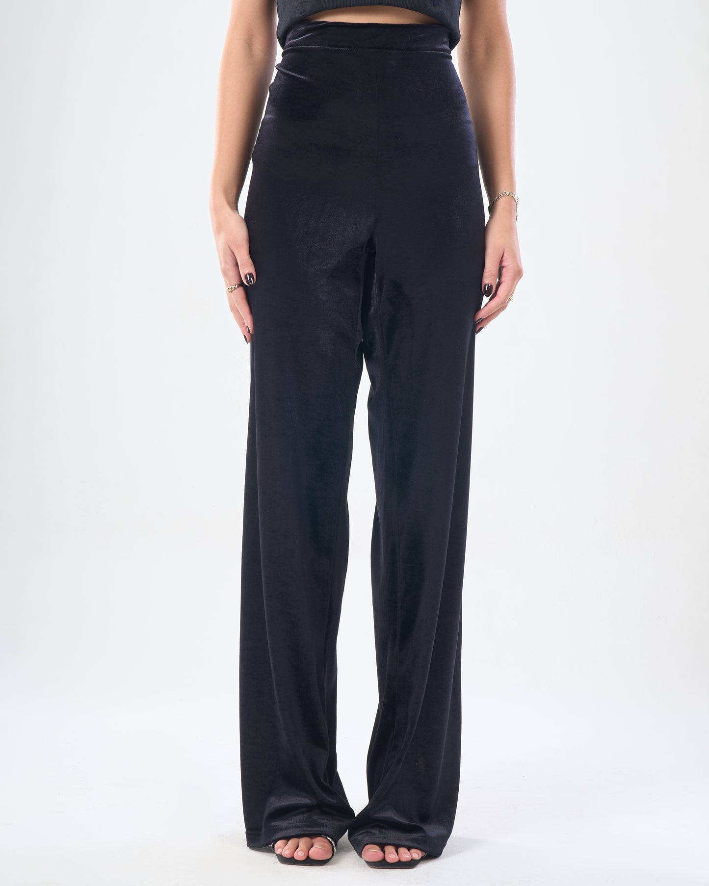 Black Velvet Pants